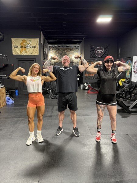 Flex Appeal coaches Sarah, Sean, and Chasity in the Dalton, GA studio